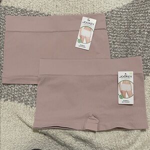 NWT- Jockey- 4/XS. 2 Ribbed Boyshort